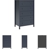 image:imageSignature Design by Ashley 5Drawer Chest of Drawers Tall Navy Blue5 Drawer Chest