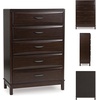 image:imageSignature Design by Ashley 6 Drawer Bedroom Dresser Light Oak CieldenDark Brown