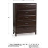 image:imageSignature Design by Ashley 6 Drawer Bedroom Dresser Light Oak CieldenDark Brown