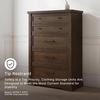 image:imageSignature Design by Ashley 6 Drawer Bedroom Dresser Light Oak CieldenDark Brown