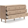 image:imageSignature Design by Ashley 6 Drawer Bedroom Dresser Light Oak CieldenLight Brown