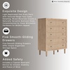 image:imageSignature Design by Ashley 6 Drawer Bedroom Dresser Light Oak CieldenLight Brown
