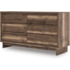 image:imageSignature Design by Ashley 6 Drawer Bedroom Dresser Light Oak CieldenRustic Brown