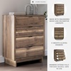 image:imageSignature Design by Ashley 6 Drawer Bedroom Dresser Light Oak CieldenRustic Brown