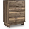 image:imageSignature Design by Ashley 6 Drawer Bedroom Dresser Light Oak CieldenRustic Brown