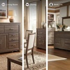 image:imageSignature Design by Ashley 6 Drawer Bedroom Dresser Tall Rustic Brown