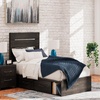 image:imageSignature Design by Ashley 6 Drawer Bedroom Dresser with Mirror CharcoalBlack