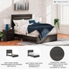 image:imageSignature Design by Ashley 6 Drawer Bedroom Dresser with Mirror CharcoalBlack