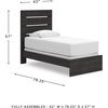 image:imageSignature Design by Ashley 6 Drawer Bedroom Dresser with Mirror CharcoalBlack