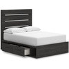 image:imageSignature Design by Ashley 6 Drawer Bedroom Dresser with Mirror CharcoalBlack