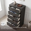 image:imageSignature Design by Ashley 6 Drawer Bedroom Dresser with Mirror CharcoalBlack