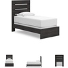 image:imageSignature Design by Ashley 6 Drawer Bedroom Dresser with Mirror CharcoalBlack
