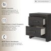 image:imageSignature Design by Ashley 6 Drawer Bedroom Dresser with Mirror CharcoalBlack