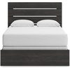 image:imageSignature Design by Ashley 6 Drawer Bedroom Dresser with Mirror CharcoalBlack