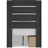 image:imageSignature Design by Ashley 6 Drawer Bedroom Dresser with Mirror CharcoalBlack
