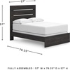 image:imageSignature Design by Ashley 6 Drawer Bedroom Dresser with Mirror CharcoalBlack