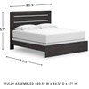 image:imageSignature Design by Ashley 6 Drawer Bedroom Dresser with Mirror CharcoalBlack