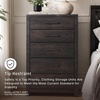 image:imageSignature Design by Ashley 6 Drawer Bedroom Dresser with Mirror CharcoalBlack