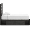 image:imageSignature Design by Ashley 6 Drawer Bedroom Dresser with Mirror CharcoalBlack