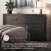 image:imageSignature Design by Ashley 6 Drawer Bedroom Dresser with Mirror CharcoalBlack