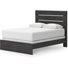 image:imageSignature Design by Ashley 6 Drawer Bedroom Dresser with Mirror CharcoalBlack