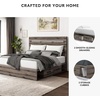 image:imageSignature Design by Ashley 6 Drawer Bedroom Dresser with Mirror CharcoalBrown Gray