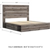 image:imageSignature Design by Ashley 6 Drawer Bedroom Dresser with Mirror CharcoalBrown Gray