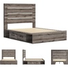 image:imageSignature Design by Ashley 6 Drawer Bedroom Dresser with Mirror CharcoalBrown Gray