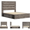 image:imageSignature Design by Ashley 6 Drawer Bedroom Dresser with Mirror CharcoalBrown Gray