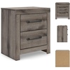 image:imageSignature Design by Ashley 6 Drawer Bedroom Dresser with Mirror CharcoalGrey