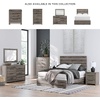 image:imageSignature Design by Ashley 6 Drawer Bedroom Dresser with Mirror CharcoalGrey