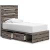 image:imageSignature Design by Ashley 6 Drawer Bedroom Dresser with Mirror CharcoalGrey