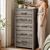 image:imageSignature Design by Ashley 6 Drawer Bedroom Dresser with Mirror CharcoalGrey