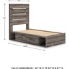 image:imageSignature Design by Ashley 6 Drawer Bedroom Dresser with Mirror CharcoalGrey