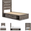 image:imageSignature Design by Ashley 6 Drawer Bedroom Dresser with Mirror CharcoalGrey