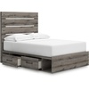 image:imageSignature Design by Ashley 6 Drawer Bedroom Dresser with Mirror CharcoalGrey