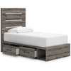 image:imageSignature Design by Ashley 6 Drawer Bedroom Dresser with Mirror CharcoalGrey
