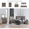 image:imageSignature Design by Ashley 6 Drawer Bedroom Dresser with Mirror CharcoalGrey