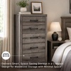 image:imageSignature Design by Ashley 6 Drawer Bedroom Dresser with Mirror CharcoalGrey