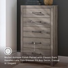 image:imageSignature Design by Ashley 6 Drawer Bedroom Dresser with Mirror CharcoalGrey