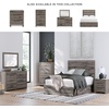 image:imageSignature Design by Ashley 6 Drawer Bedroom Dresser with Mirror CharcoalGrey