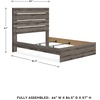 image:imageSignature Design by Ashley 6 Drawer Bedroom Dresser with Mirror CharcoalGrey