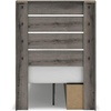 image:imageSignature Design by Ashley 6 Drawer Bedroom Dresser with Mirror CharcoalGrey