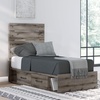 image:imageSignature Design by Ashley 6 Drawer Bedroom Dresser with Mirror CharcoalGrey
