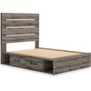image:imageSignature Design by Ashley 6 Drawer Bedroom Dresser with Mirror CharcoalGrey