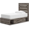 image:imageSignature Design by Ashley 6 Drawer Bedroom Dresser with Mirror CharcoalGrey