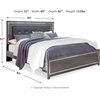 image:imageSignature Design by Ashley 6 Drawer Double Dresser with Mirror GrayGrey