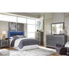 image:imageSignature Design by Ashley 6 Drawer Double Dresser with Mirror GrayGrey