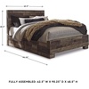 image:imageSignature Design by Ashley 6 Drawer Double Dresser with Mirror GrayMulti Gray