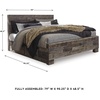 image:imageSignature Design by Ashley 6 Drawer Double Dresser with Mirror GrayMulti Gray
